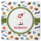 Sports Square Rubber Backed Coaster (Personalized)