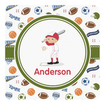 Sports Square Decal - Small (Personalized)