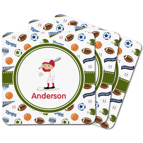 Sports Square Fridge Magnet - MAIN