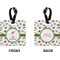 Sports Square Luggage Tag (Front + Back)