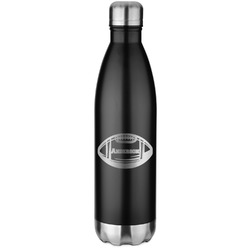 Sports Water Bottle - 26 oz. Stainless Steel - Laser Engraved (Personalized)