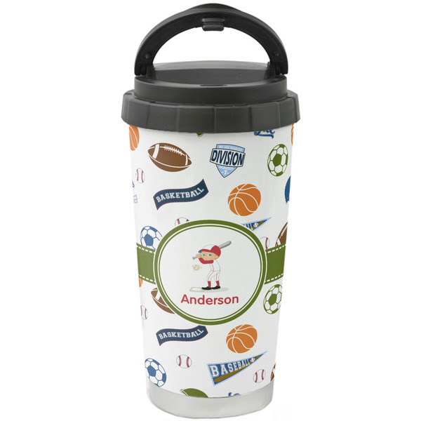 Custom Sports Stainless Steel Coffee Tumbler (Personalized)