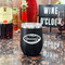 Sports Stainless Wine Tumblers - Black - Double Sided - In Context