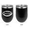 Sports Stainless Wine Tumblers - Black - Single Sided - Approval