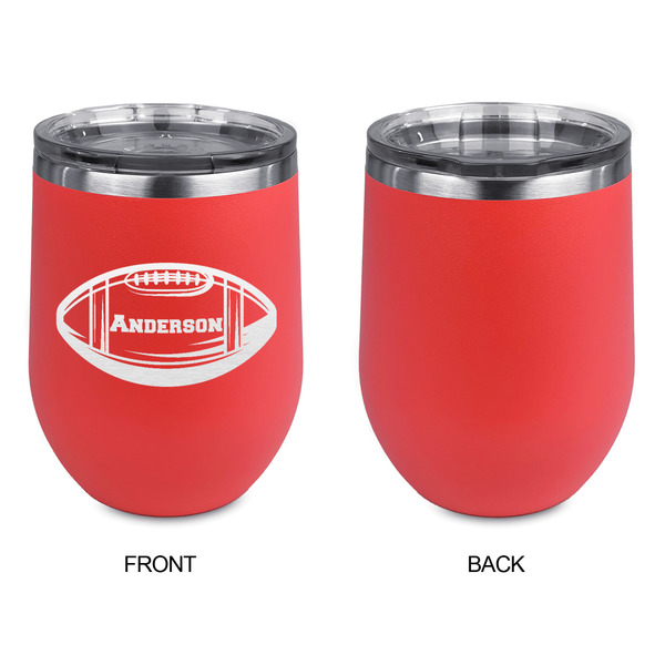 Sports Stainless Wine Tumblers - Coral - Single Sided - Approval