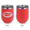Sports Stainless Wine Tumblers - Coral - Single Sided - Approval