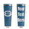 Sports Steel Blue RTIC Everyday Tumbler - 28 oz. - Front and Back