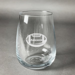 Sports Stemless Wine Glass (Single) (Personalized)