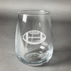 Sports Stemless Wine Glass - Engraved (Personalized)