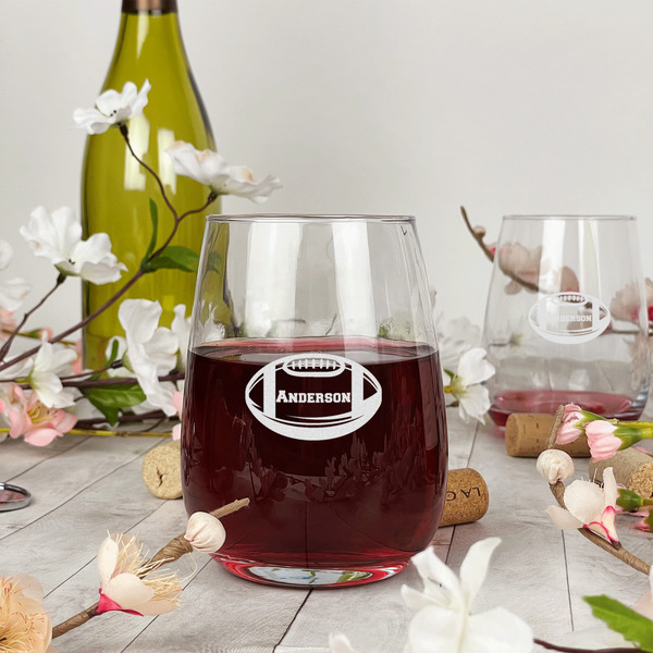 Sports Stemless Wine Glass - In Context