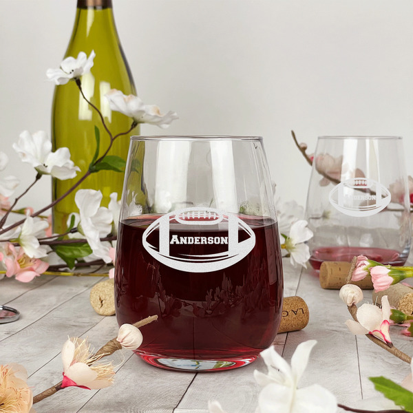Sports Stemless Wine Glass - In Context