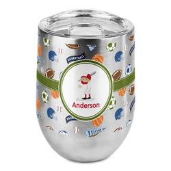 Sports Stemless Wine Tumbler - Full Print (Personalized)
