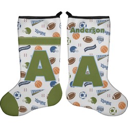 Sports Holiday Stocking - Double-Sided - Neoprene (Personalized)