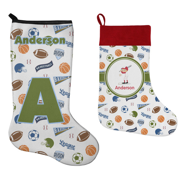 Sports Stockings - Side by Side compare