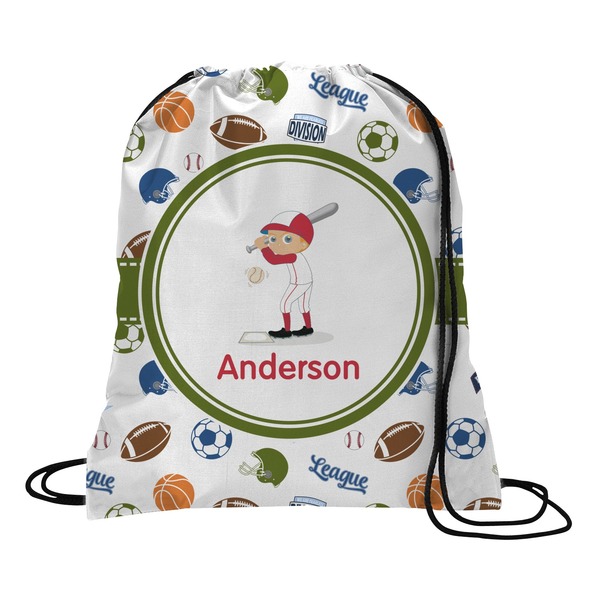 Custom Sports Drawstring Backpack - Medium (Personalized)