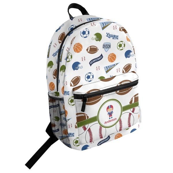Custom Sports Student Backpack (Personalized)
