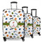 Sports 3 Piece Luggage Set - 20" Carry On, 24" Medium Checked, 28" Large Checked (Personalized)