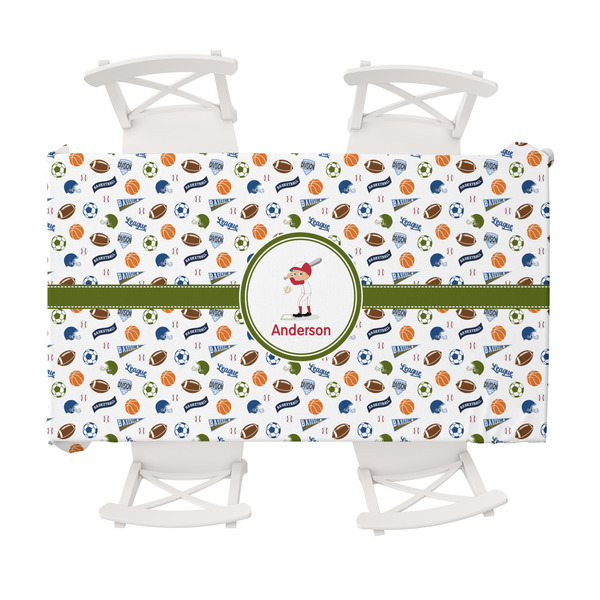 Custom Sports Tablecloth - 58"x102" (Personalized)