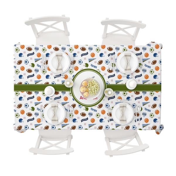 Sports Tablecloths (58"x102") - TOP VIEW