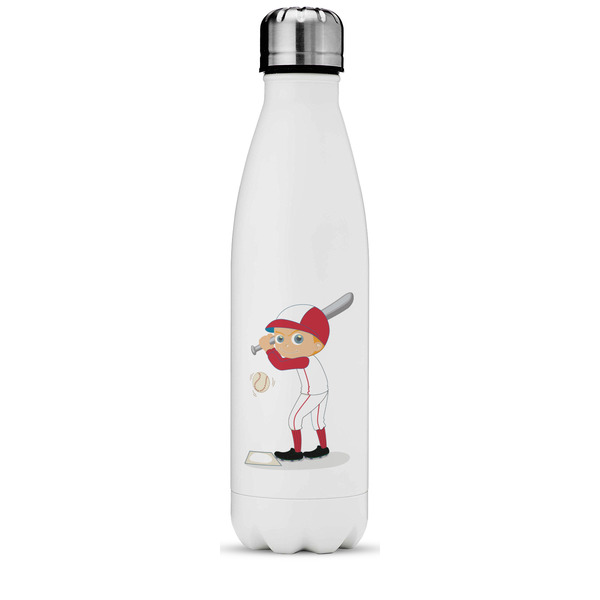 Custom Sports Water Bottle - 17 oz. - Stainless Steel - Full Color Printing (Personalized)