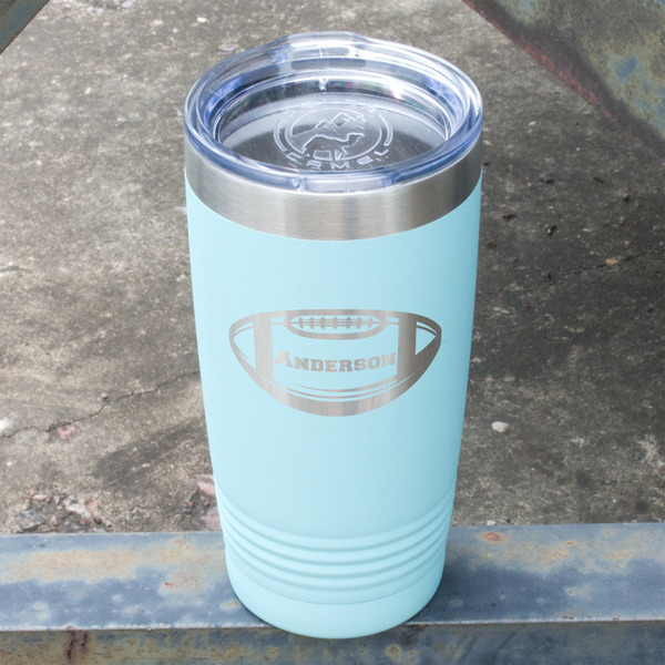 Sports Teal Polar Camel Tumbler - 20oz - Angled