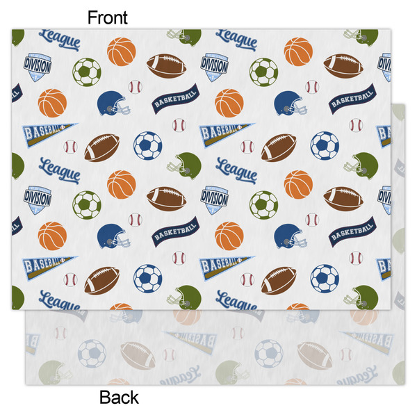 Sports Tissue Paper - Heavyweight - Large - Front & Back