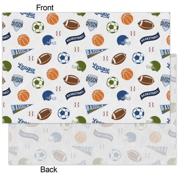 Sports Tissue Paper - Heavyweight - XL - Front & Back