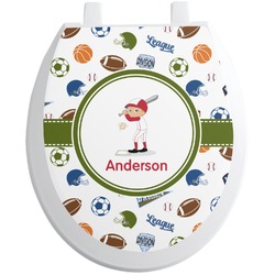 Sports Toilet Seat Decal (Personalized)