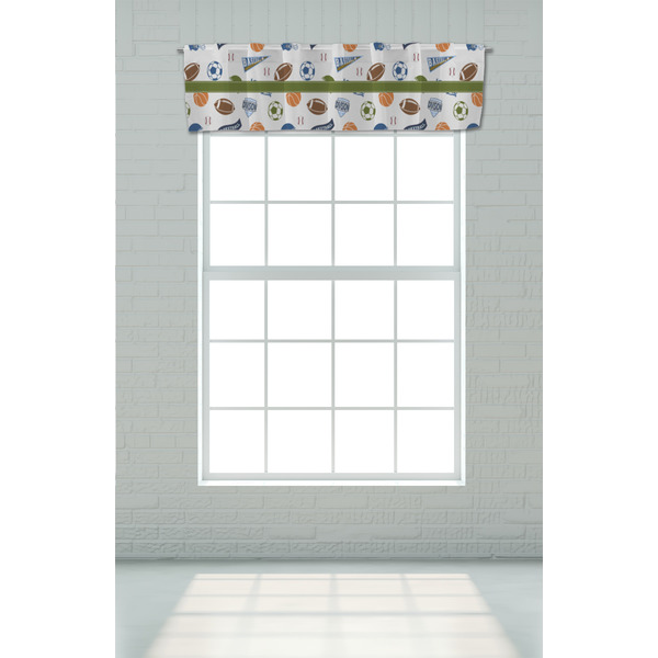 Sports Valance - On window