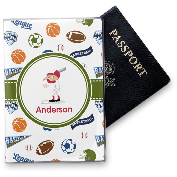 Custom Sports Vinyl Passport Holder (Personalized)