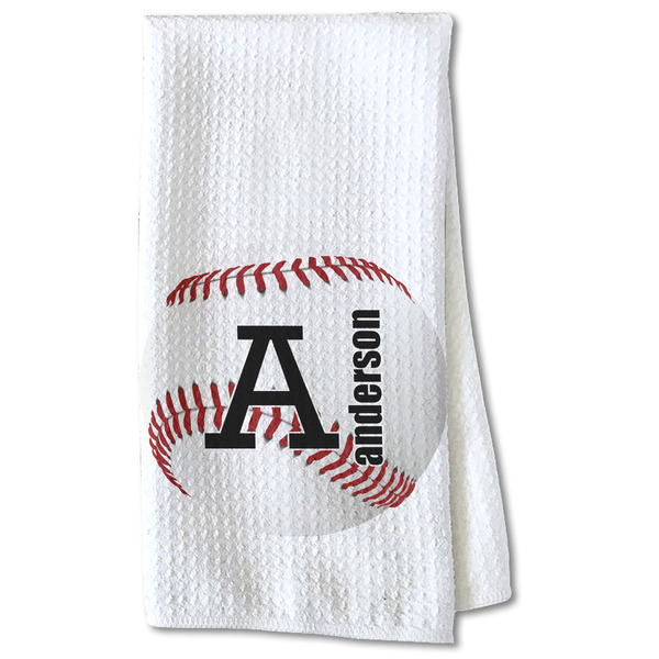 Sports Waffle Towel - Partial Print Print Style Image
