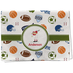 Sports Kitchen Towel - Waffle Weave - Full Color Print (Personalized)