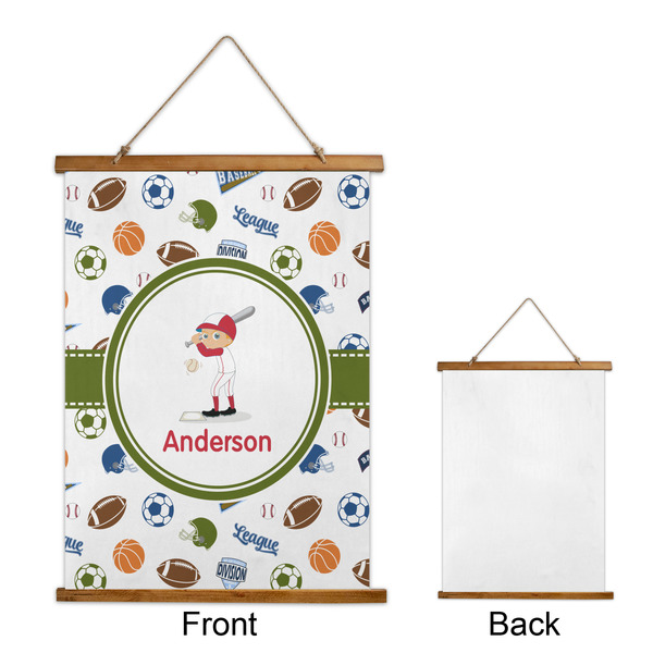 Sports Wall Hanging Tapestry - Portrait - APPROVAL