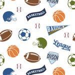 Sports Wallpaper & Surface Covering (Water Activated 24"x 24" Sample)