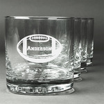 Sports Whiskey Glasses (Set of 4) (Personalized)