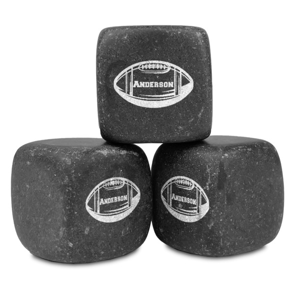 Custom Sports Whiskey Stone Set - Set of 3 (Personalized)