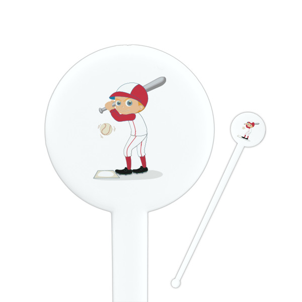 Custom Sports Round Plastic Stir Sticks