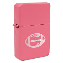 Sports Windproof Lighter - Pink - Double Sided & Lid Engraved (Personalized)