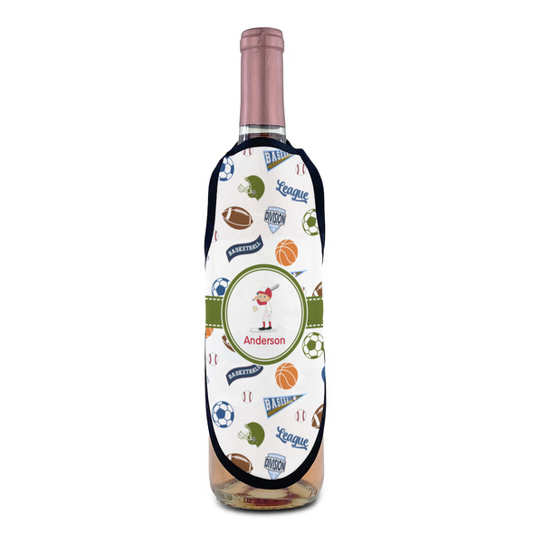 Sports Wine Bottle Apron - IN CONTEXT