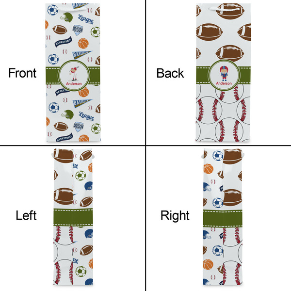 Sports Wine Gift Bag - Gloss - Approval