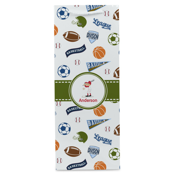 Sports Wine Gift Bag - Gloss - Front