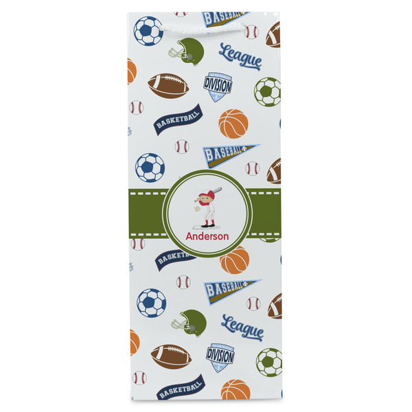 Sports Wine Gift Bag - Matte - Front