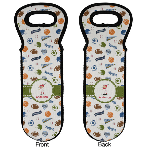 Sports Wine Tote Front & Back