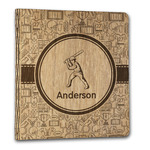 Sports Wood 3-Ring Binder - 1" Letter Size (Personalized)