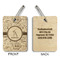 Sports Wood Luggage Tags - Rectangle - Approval