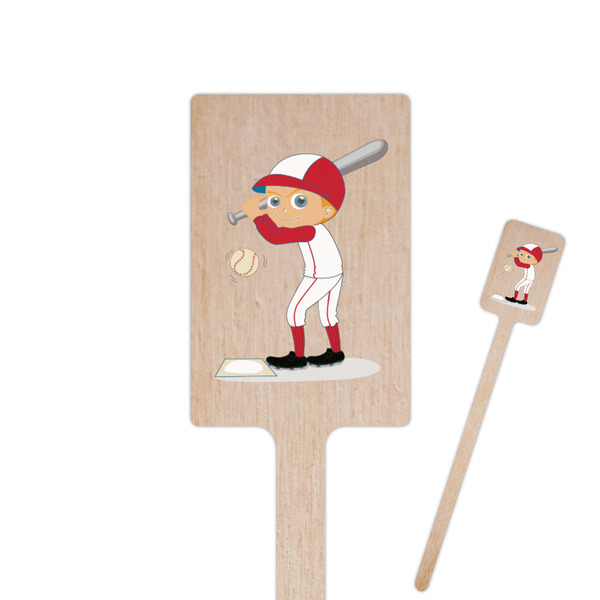 Custom Sports Rectangle Wooden Stir Sticks