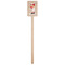 Sports Wooden 6.25" Stir Stick - Rectangular - Single Stick
