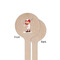 Sports Wooden 6" Stir Stick - Round - Single Sided - Front & Back