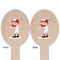 Sports Wooden Food Pick - Oval - Double Sided - Front & Back