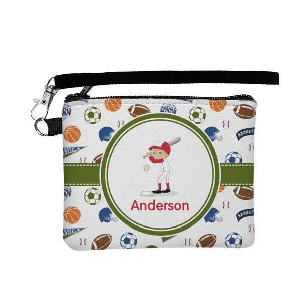Custom Sports Wristlet ID Case w/ Name or Text